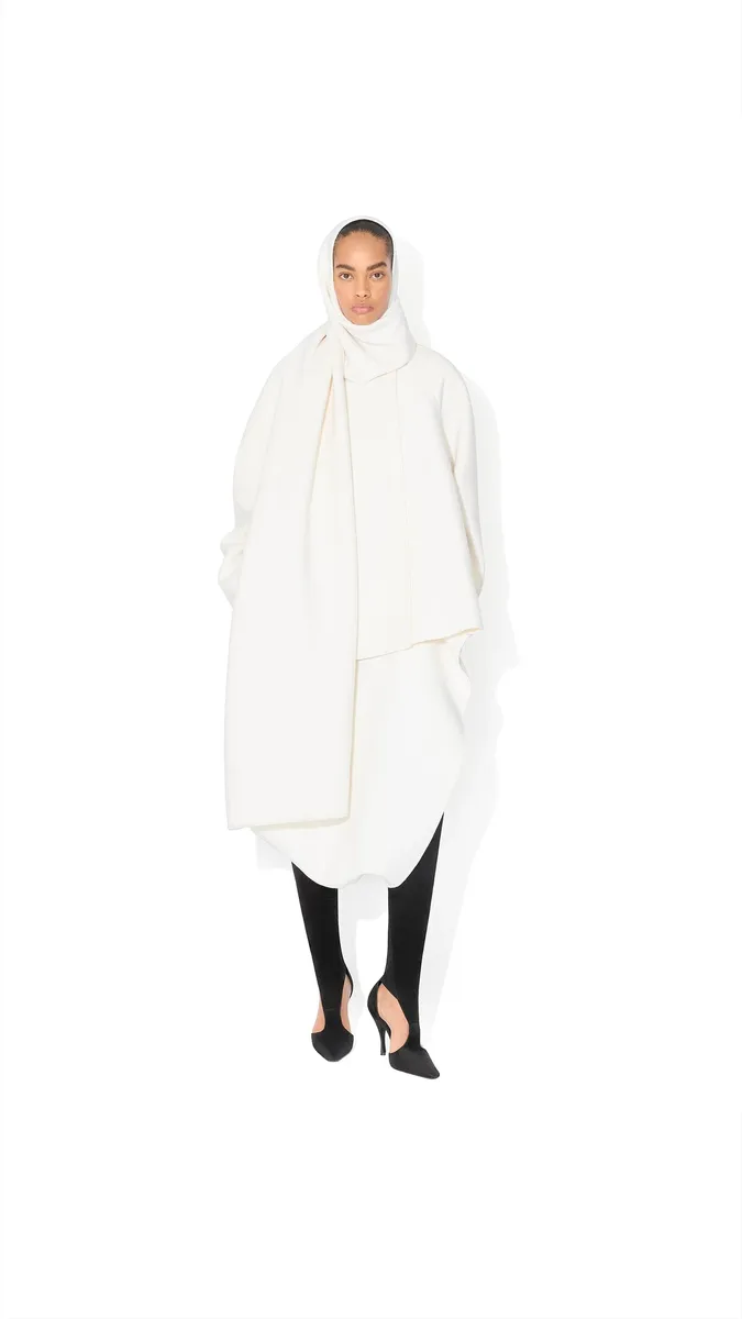 Alaïa Wool Scarf Coat | Thumbnail 2 Alaïa Wool Scarf Coat | Thumbnail 2