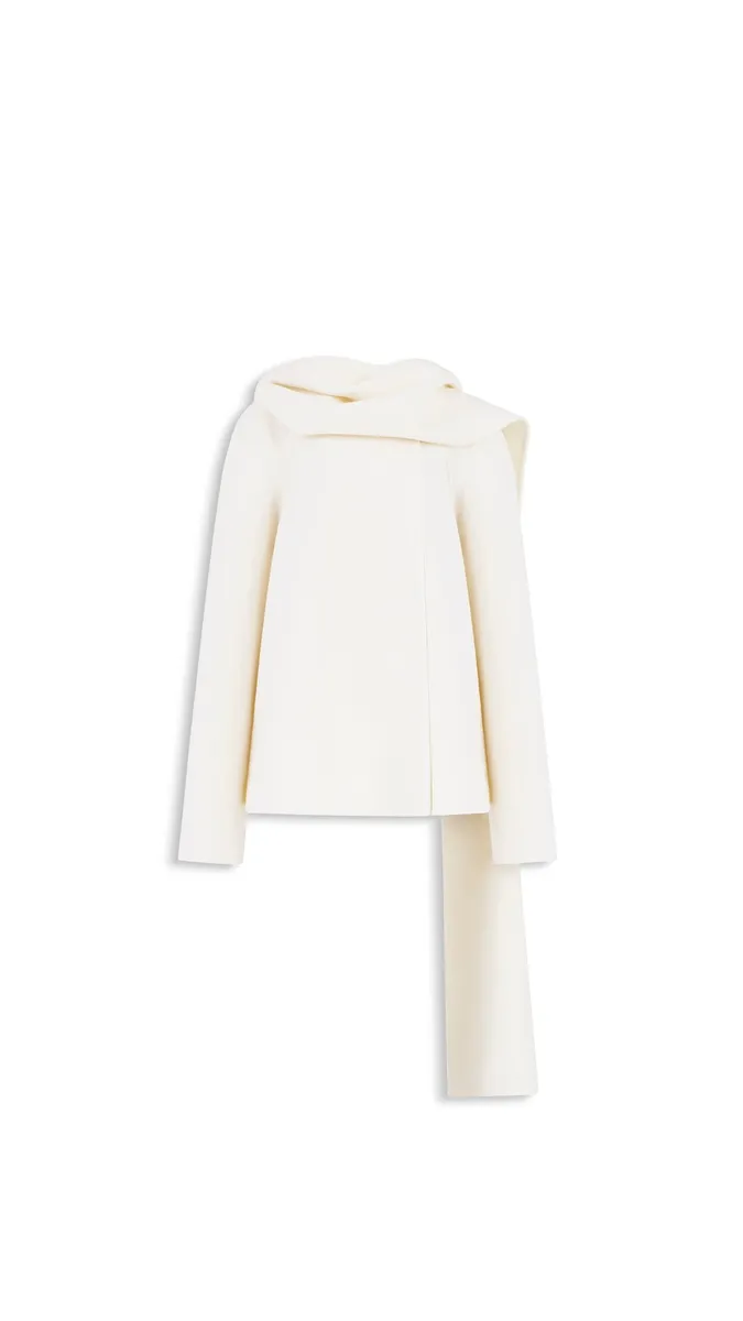 Alaïa Wool Scarf Coat | Thumbnail 5 Alaïa Wool Scarf Coat | Thumbnail 5