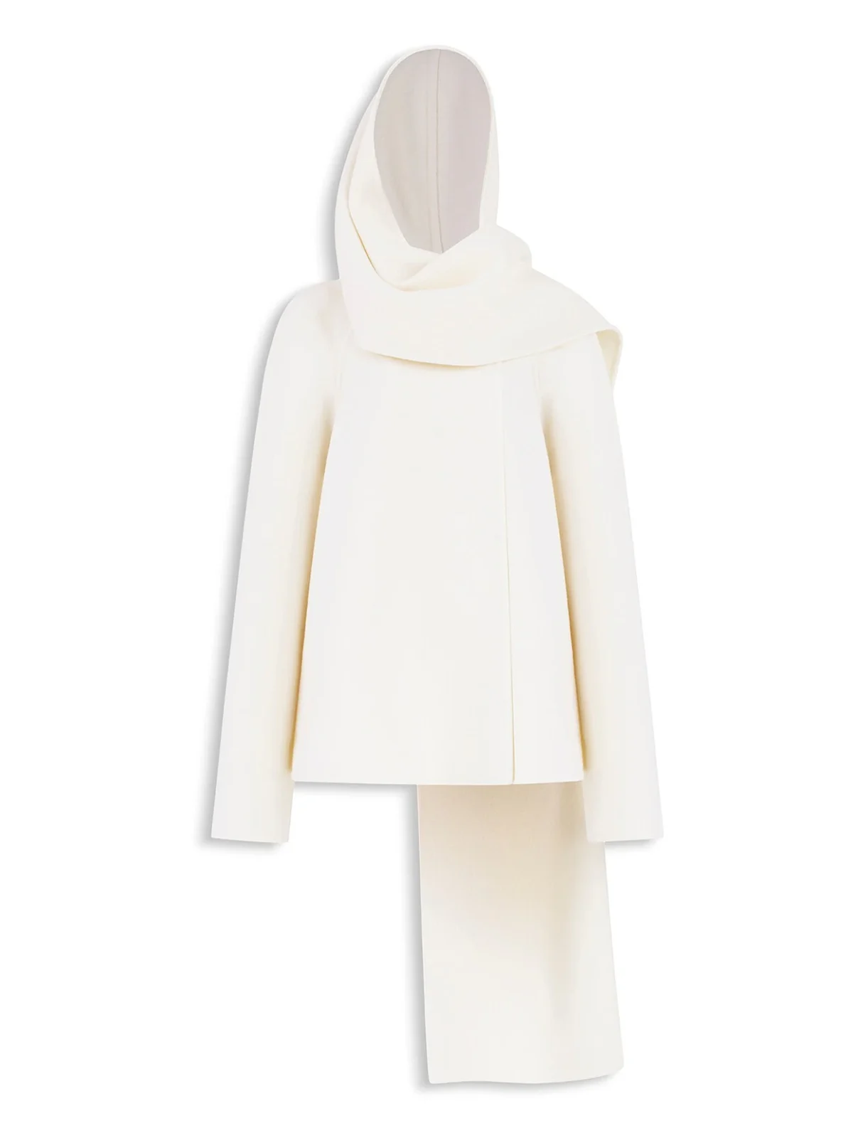 Alaïa Wool Scarf Coat