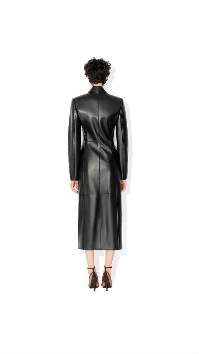 Alaïa Soft Lambskin Tailored Coat | Thumbnail 3