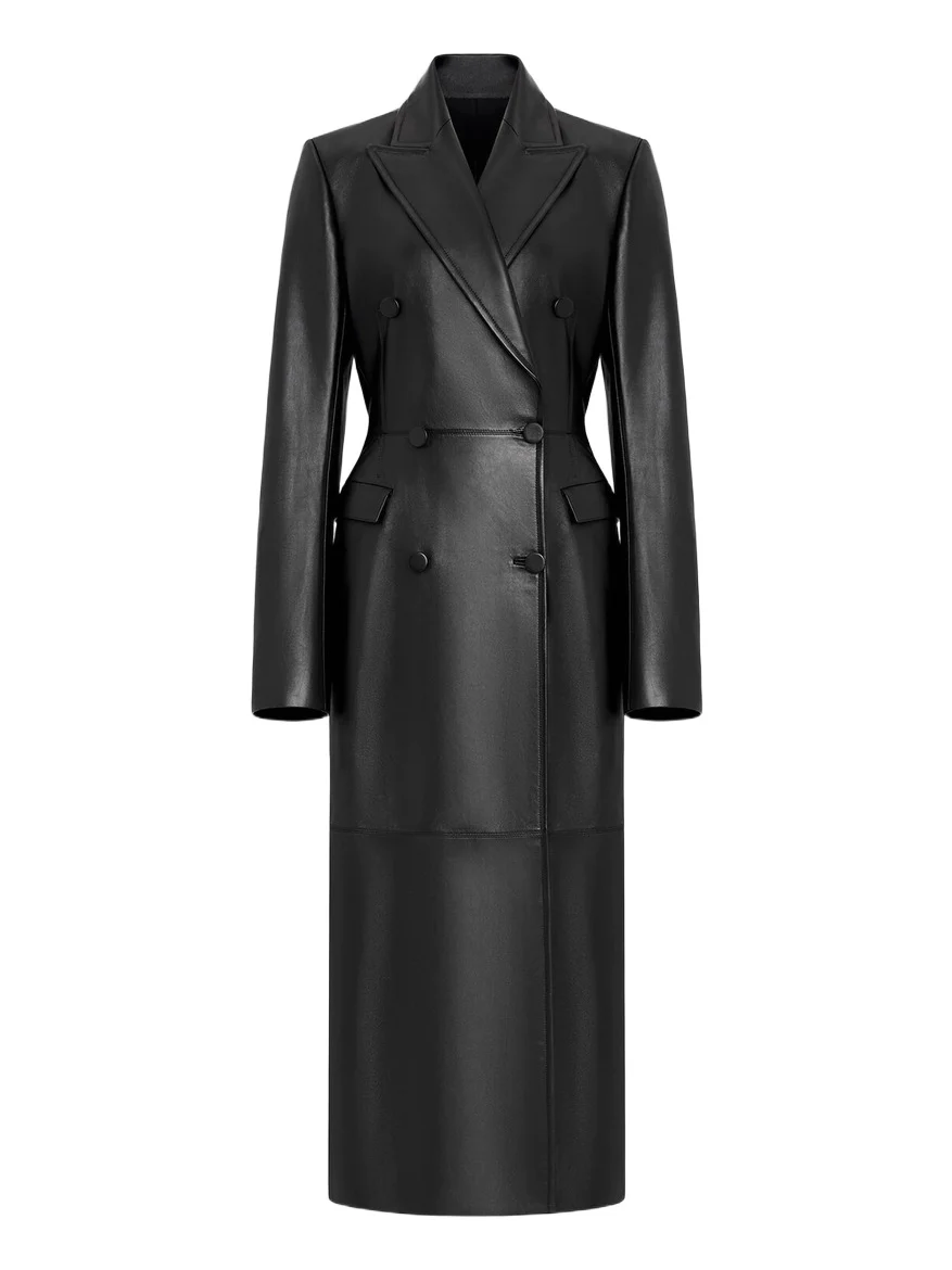Alaïa Soft Lambskin Tailored Coat