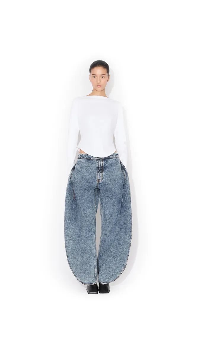 Alaïa Petal Denim Pants | Thumbnail 2 Alaïa Petal Denim Pants | Thumbnail 2
