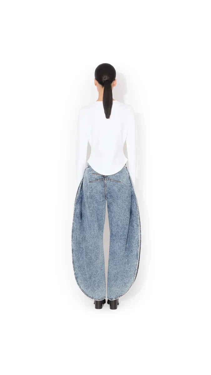 Alaïa Petal Denim Pants | Thumbnail 3 Alaïa Petal Denim Pants | Thumbnail 3