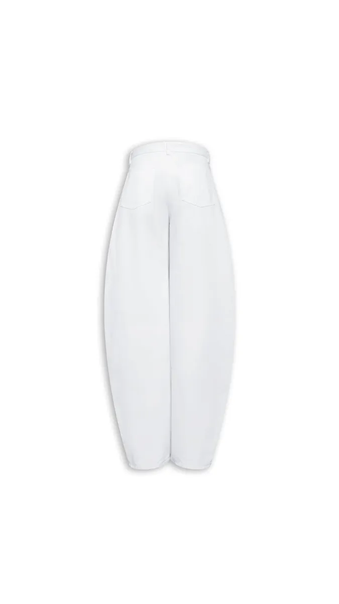 Alaïa Low-waist Round Denim Jeans | Thumbnail 4 Alaïa Low-waist Round Denim Jeans | Thumbnail 4