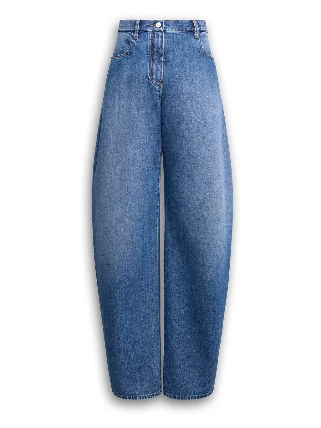 Alaïa Low-waist Round Denim Jeans