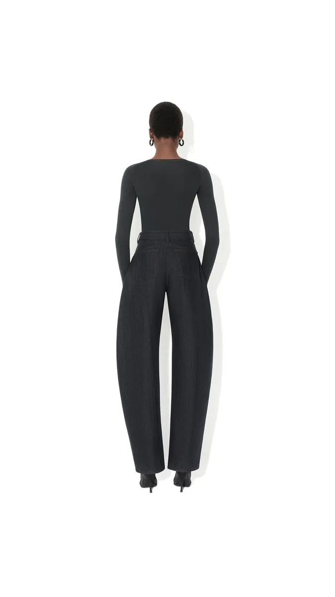 Alaïa Round Wool Denim Pants | Thumbnail 3 Alaïa Round Wool Denim Pants | Thumbnail 3