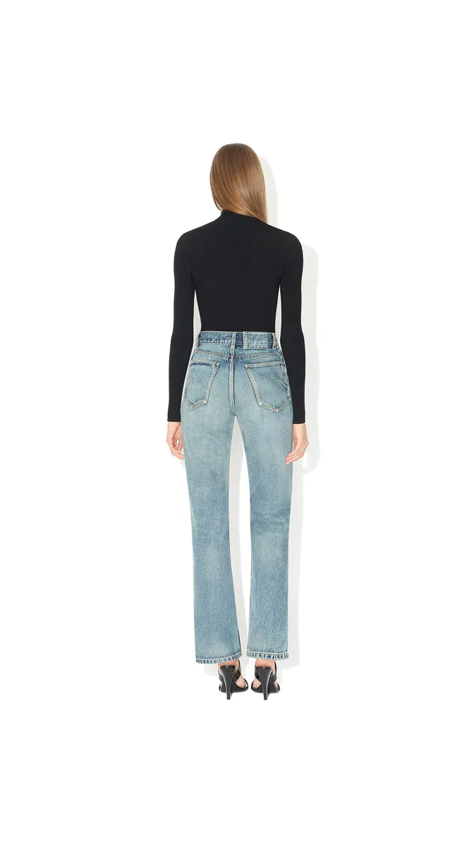 Alaïa Straight Denim Jeans | Thumbnail 3 Alaïa Straight Denim Jeans | Thumbnail 3