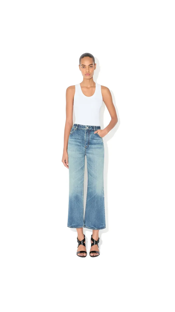 Alaïa Flare Denim Jeans | Thumbnail 2 Alaïa Flare Denim Jeans | Thumbnail 2