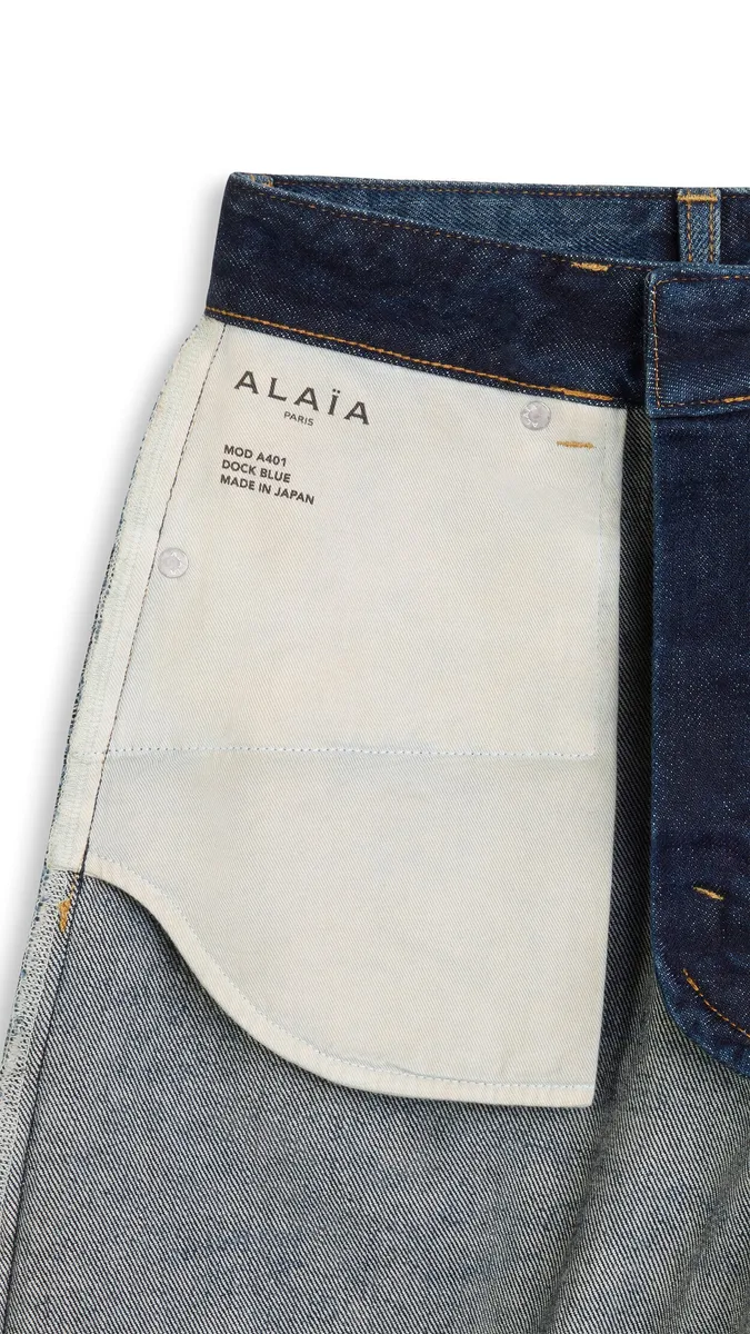 Alaïa Palazzo Denim Jeans | Thumbnail 6
