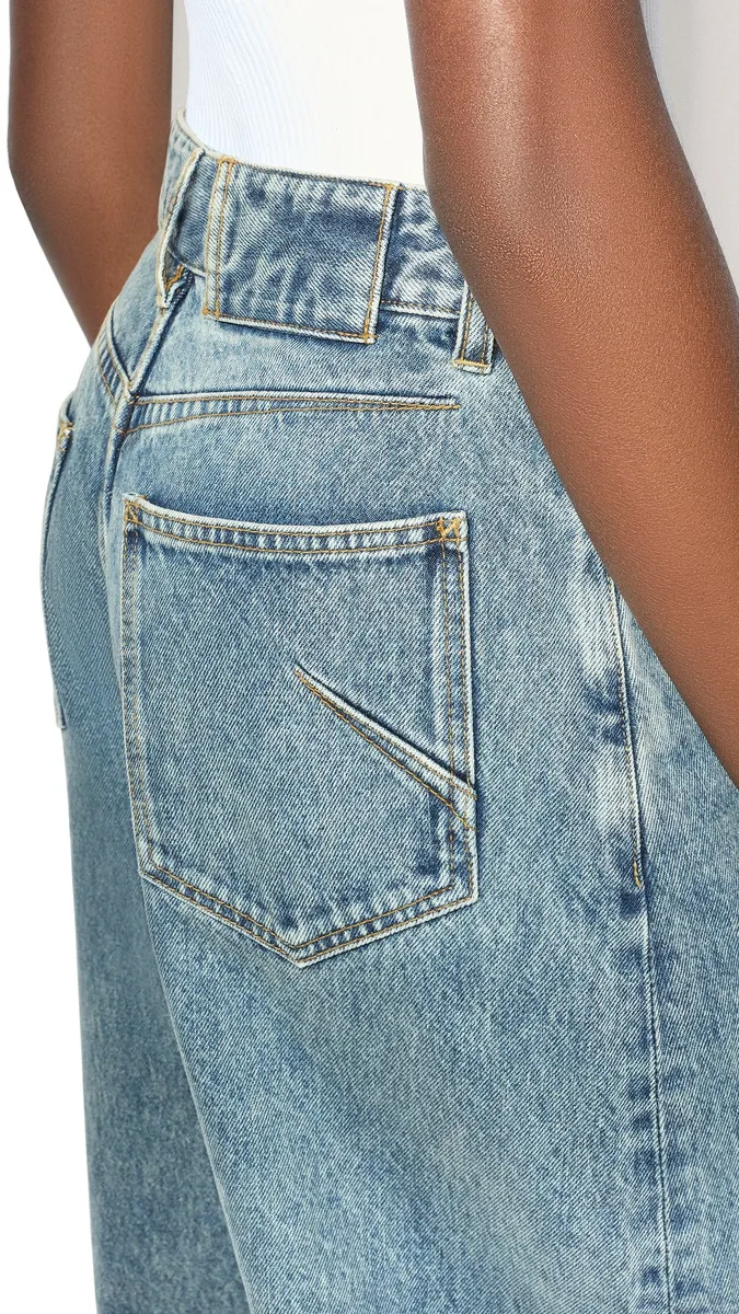 Alaïa Round Denim Jeans | Thumbnail 4 Alaïa Round Denim Jeans | Thumbnail 4