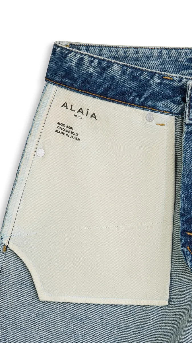Alaïa Round Denim Jeans | Thumbnail 6 Alaïa Round Denim Jeans | Thumbnail 6