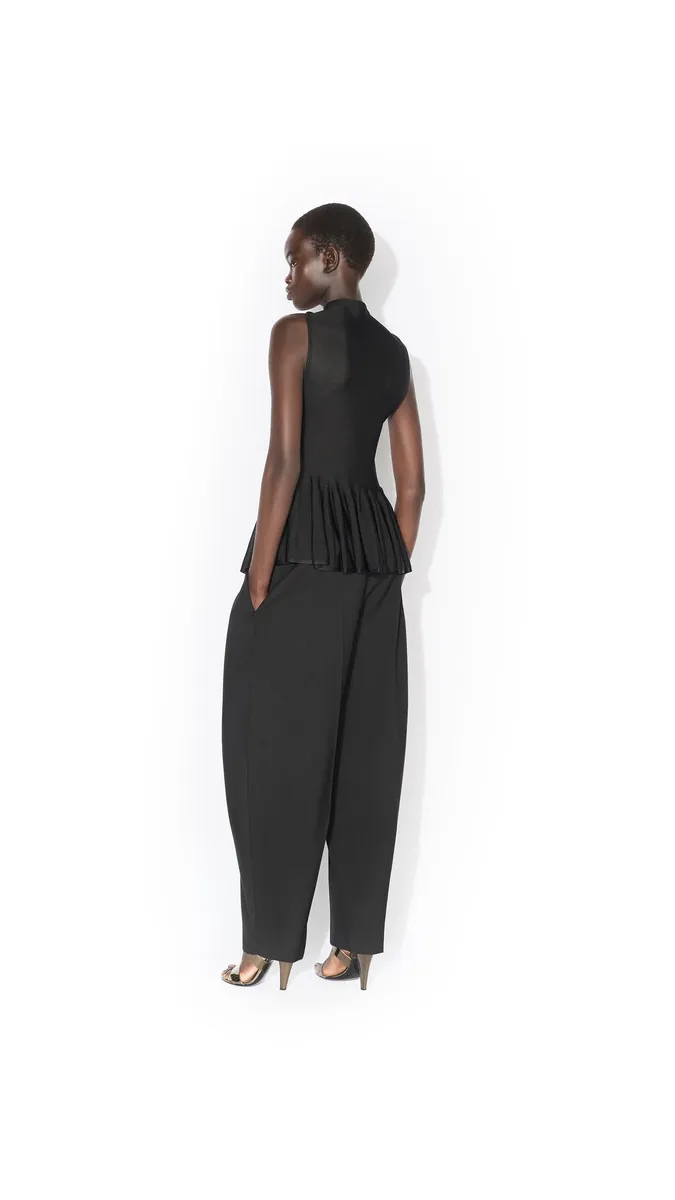 Alaïa Wool Gabardine Round Pants | Thumbnail 3 Alaïa Wool Gabardine Round Pants | Thumbnail 3