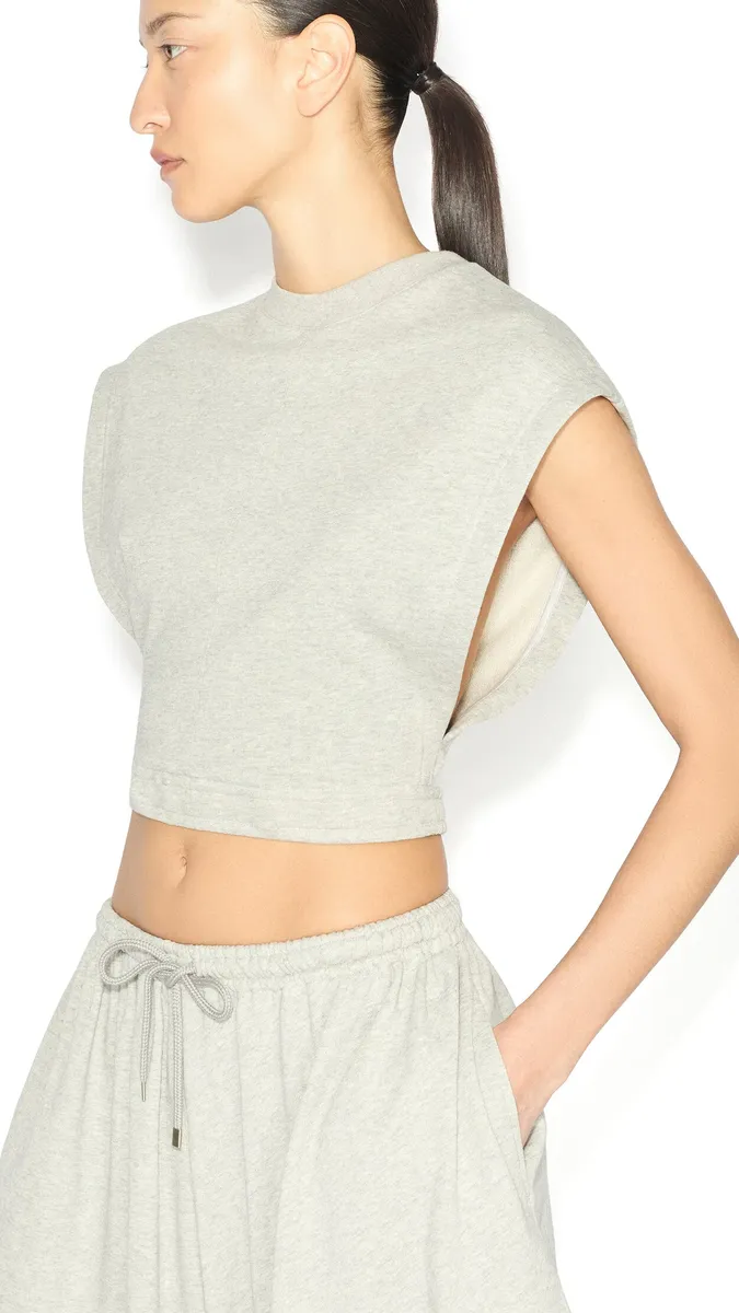 Alaïa Fleece Jersey Triangle Pants | Thumbnail 4