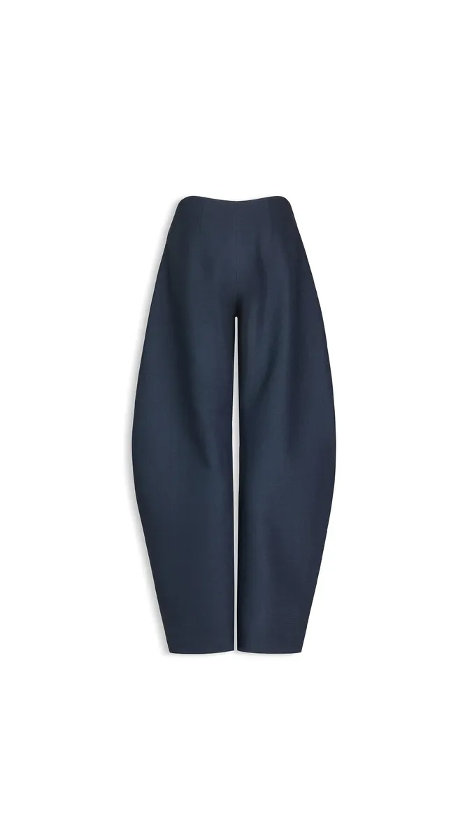 Alaïa Round Wool Crepe Pants | Thumbnail 2 Alaïa Round Wool Crepe Pants | Thumbnail 2