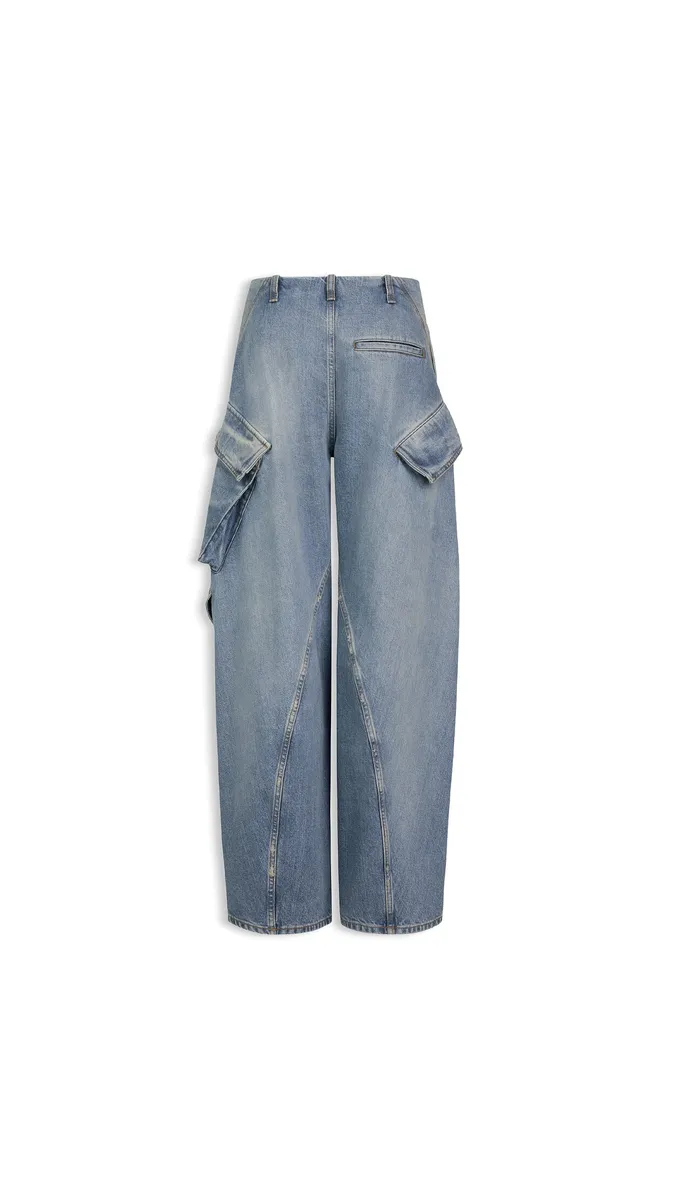 Alaïa Denim Cargo Pants | Thumbnail 2 Alaïa Denim Cargo Pants | Thumbnail 2