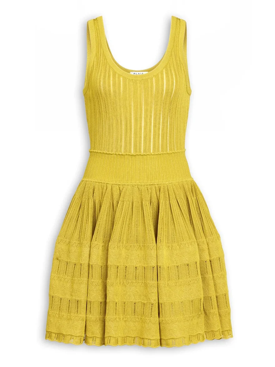Alaïa Crinoline Knit Dress