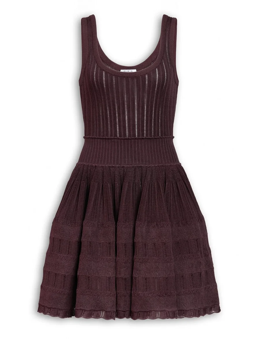 Alaïa Crinoline Knit Dress