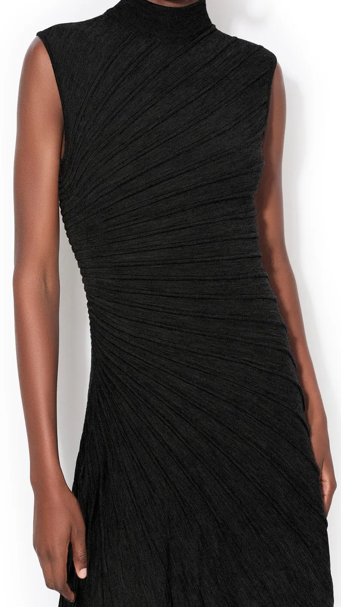 Alaïa Sculpting Wool Dress | Thumbnail 4 Alaïa Sculpting Wool Dress | Thumbnail 4