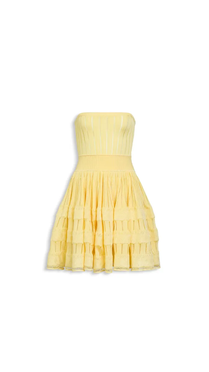 Alaïa Shiny Crinoline Dress | Thumbnail 2 Alaïa Shiny Crinoline Dress | Thumbnail 2