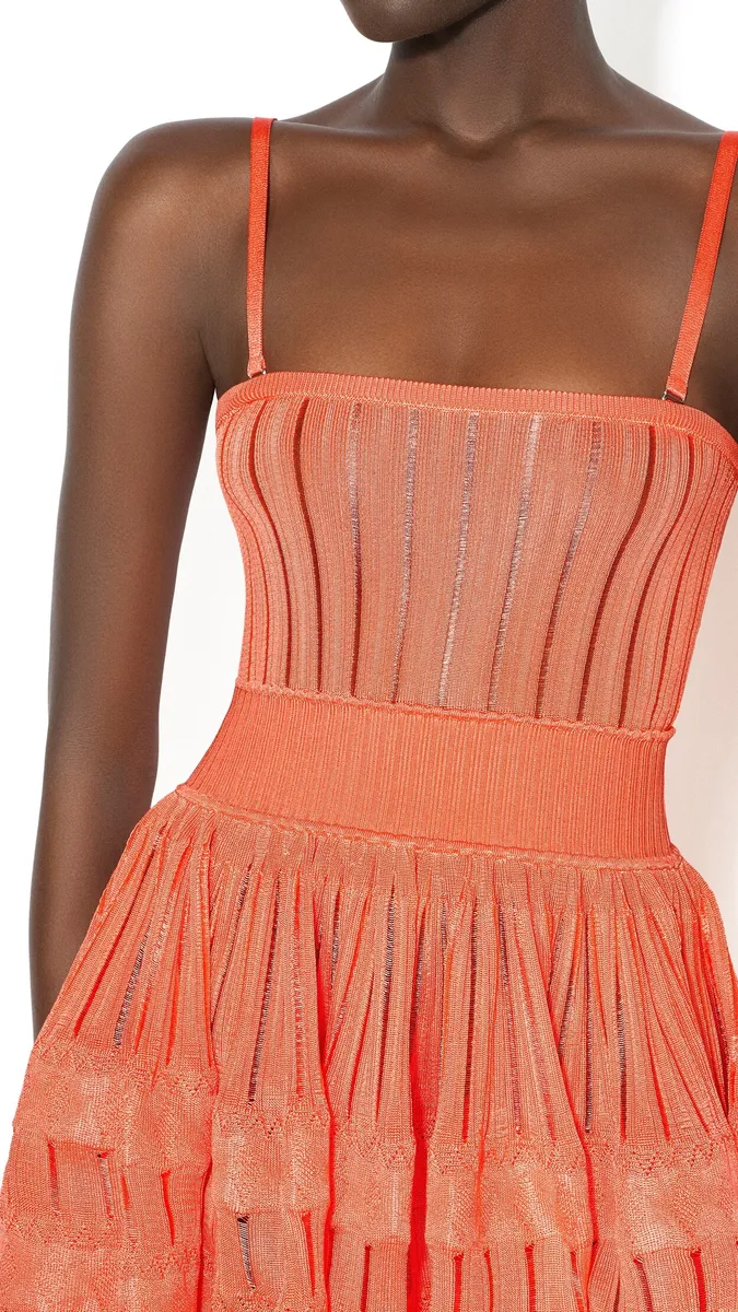 Alaïa Shiny Crinoline Dress | Thumbnail 4 Alaïa Shiny Crinoline Dress | Thumbnail 4