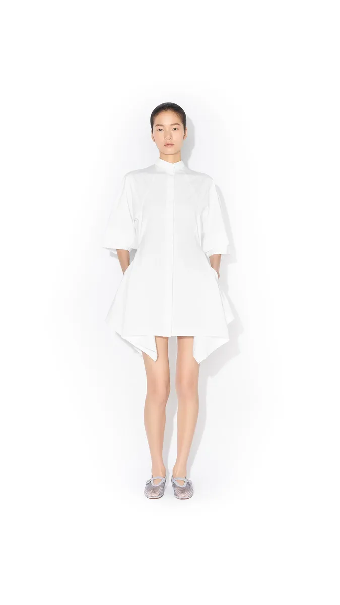 Alaïa Panelled Poplin Dress | Thumbnail 2