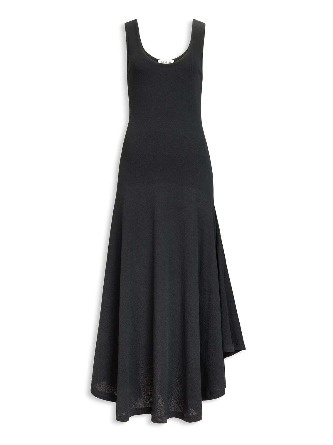Alaïa Asymmetric Cotton Crepe Dress