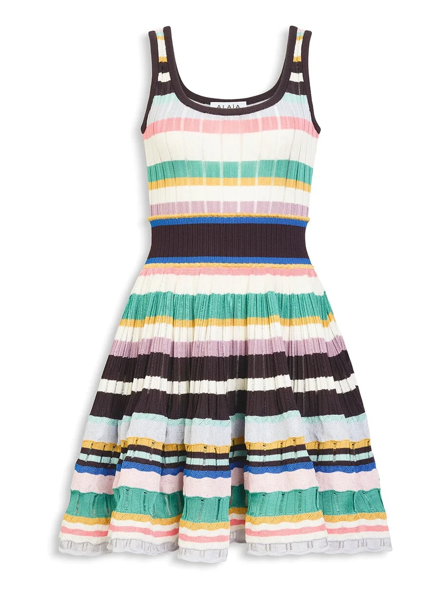 Alaïa Multicolor Crinoline Dress