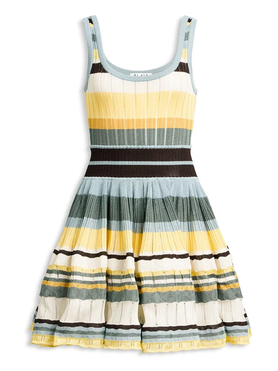 Alaïa Multicolor Crinoline Dress
