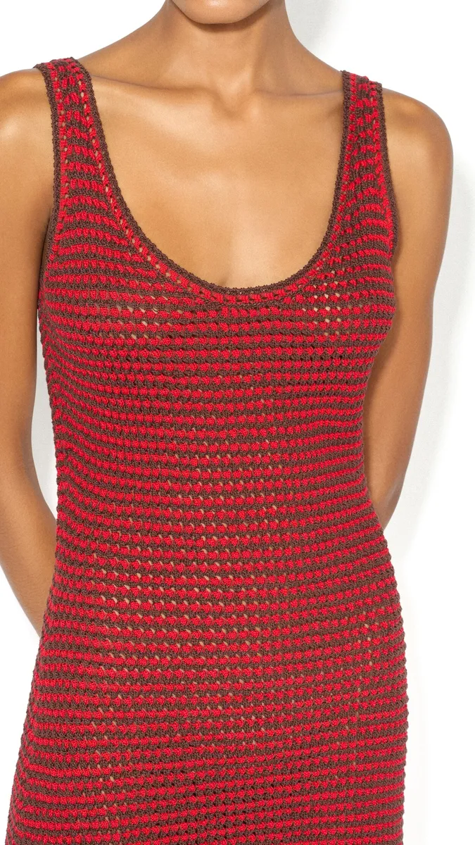 Alaïa Knitted Tank Dress | Thumbnail 4 Alaïa Knitted Tank Dress | Thumbnail 4