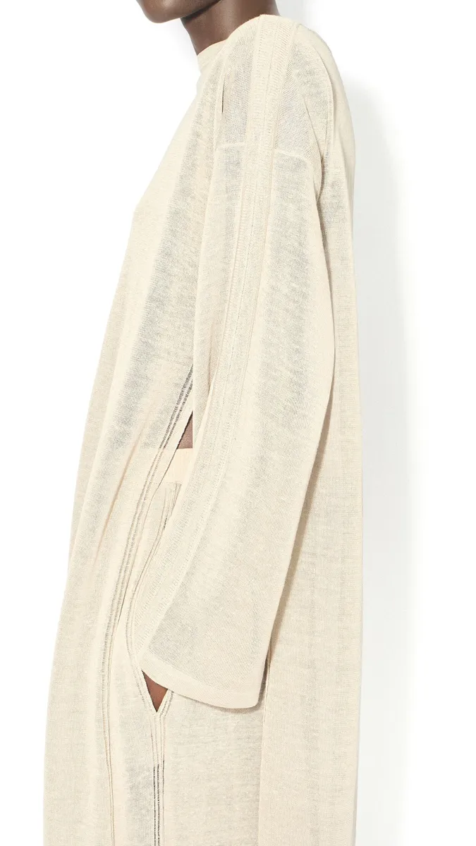 Alaïa Silk Linen Kaftan Dress | Thumbnail 4 Alaïa Silk Linen Kaftan Dress | Thumbnail 4