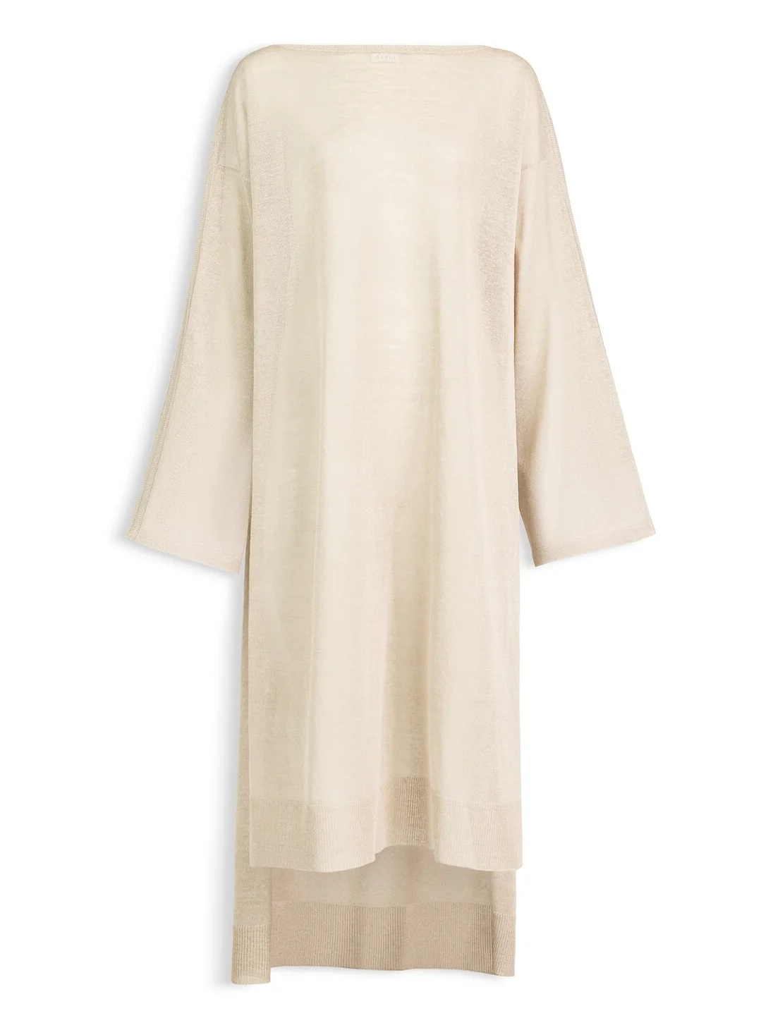 Alaïa Silk Linen Kaftan Dress