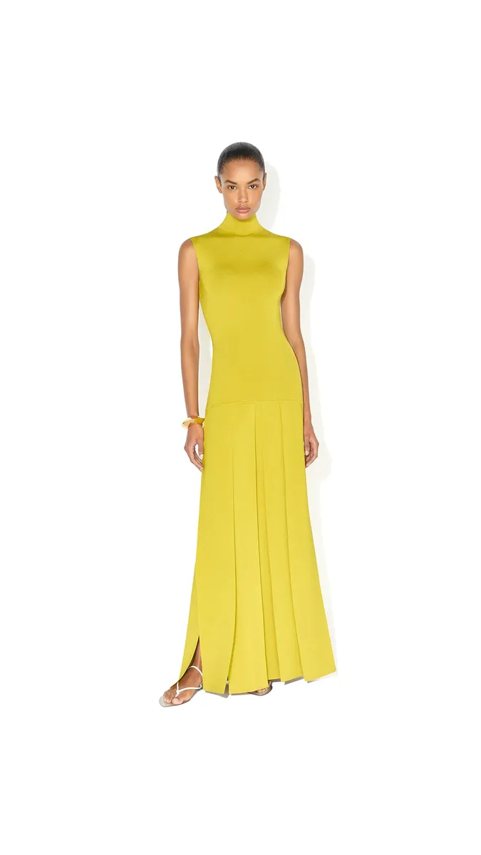 Alaïa Maxi Pleated Dress | Thumbnail 2 Alaïa Maxi Pleated Dress | Thumbnail 2