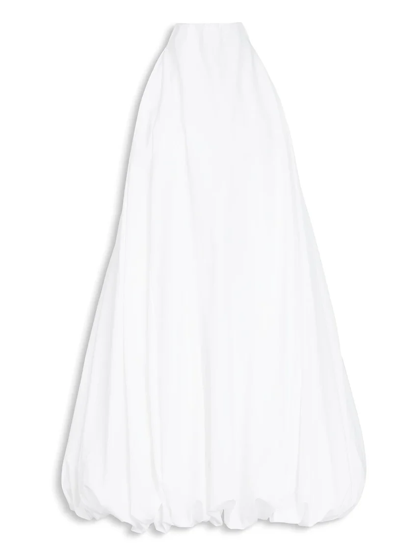 Balloon Poplin Dress