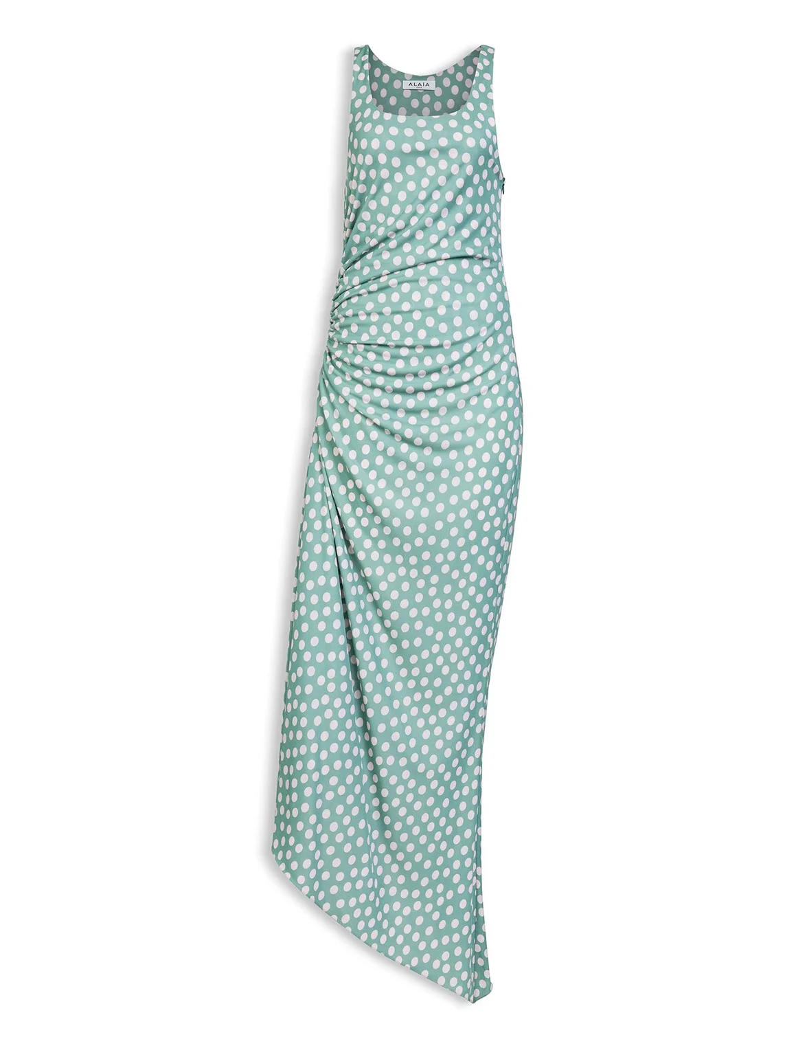 Alaïa Polka Dots Gathered Dress