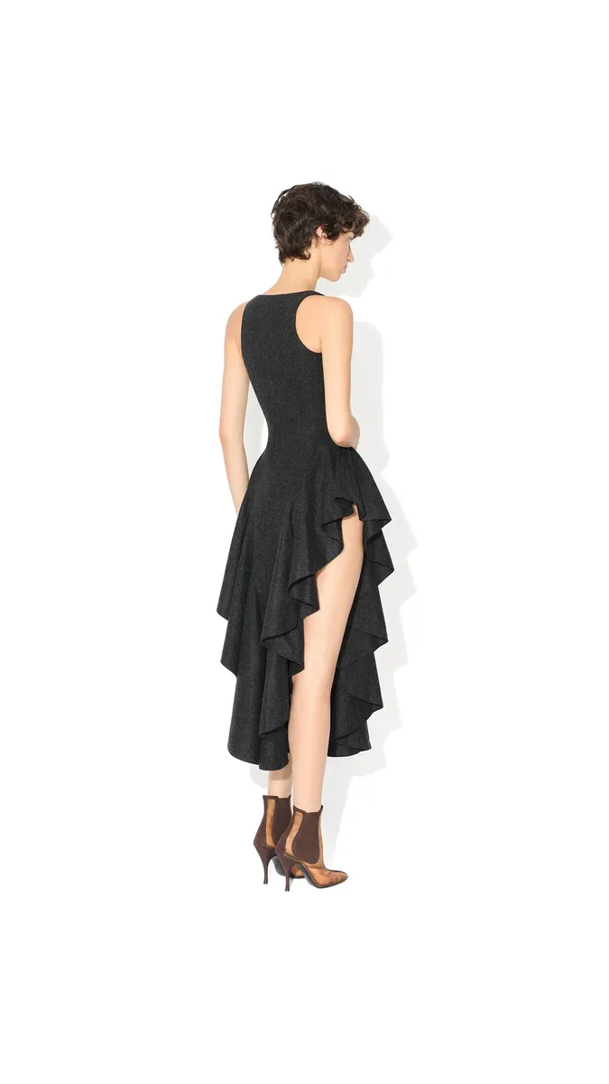 Alaïa Felted Wool Triangle Dress | Thumbnail 3 Alaïa Felted Wool Triangle Dress | Thumbnail 3