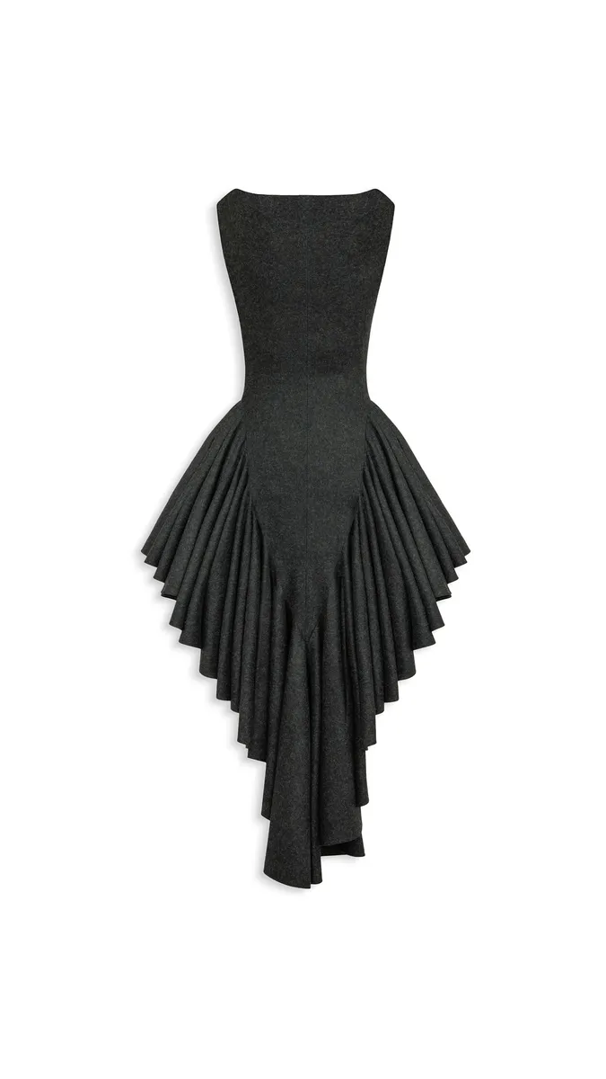Alaïa Felted Wool Triangle Dress | Thumbnail 5 Alaïa Felted Wool Triangle Dress | Thumbnail 5