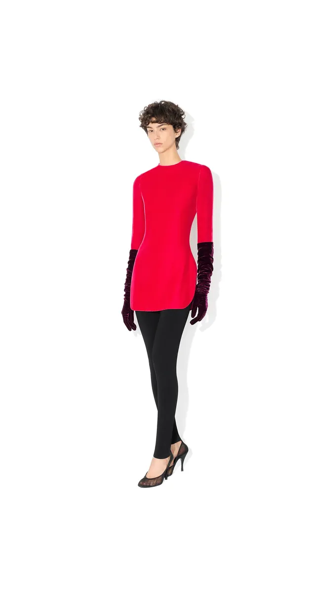 Alaïa Velvet Mini Dress | Thumbnail 2 Alaïa Velvet Mini Dress | Thumbnail 2