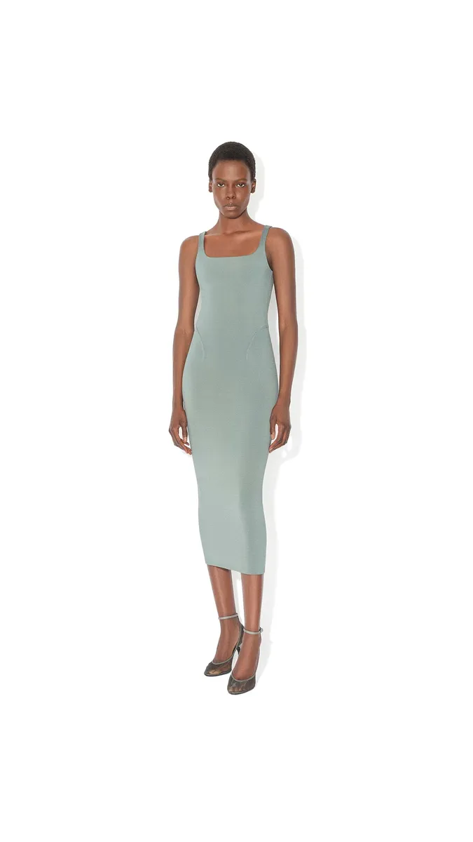 Alaïa Silk Knit Bodycon Dress | Thumbnail 2 Alaïa Silk Knit Bodycon Dress | Thumbnail 2