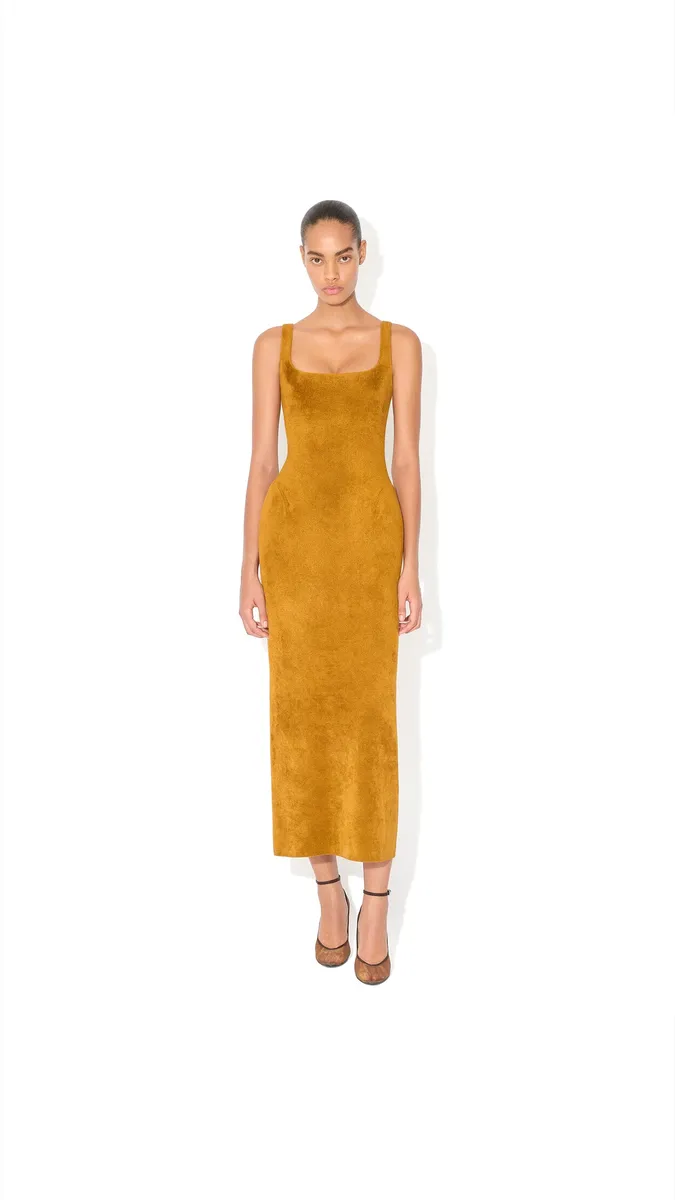 Alaïa Velvet Bodycon Dress | Thumbnail 2 Alaïa Velvet Bodycon Dress | Thumbnail 2
