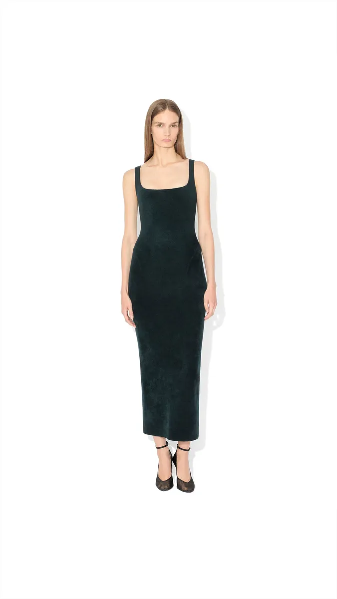Alaïa Velvet Bodycon Dress | Thumbnail 2
