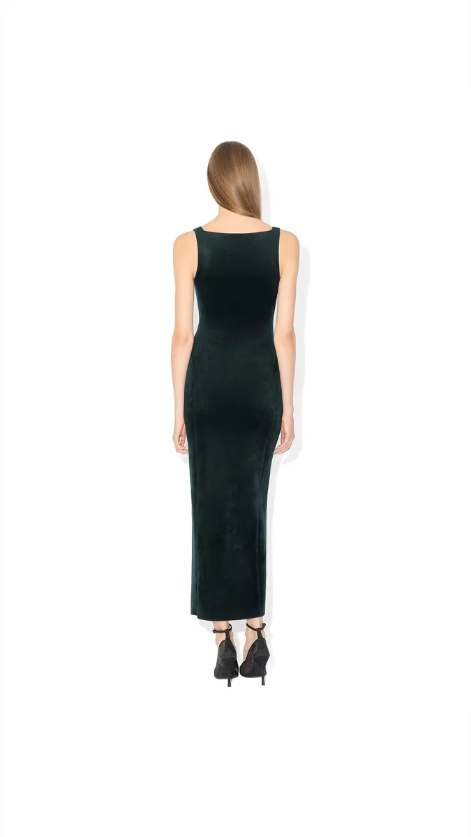 Alaïa Velvet Bodycon Dress | Thumbnail 3