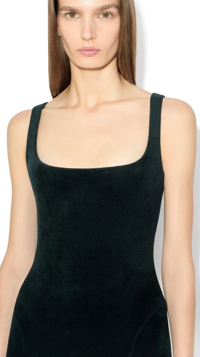 Alaïa Velvet Bodycon Dress | Thumbnail 4