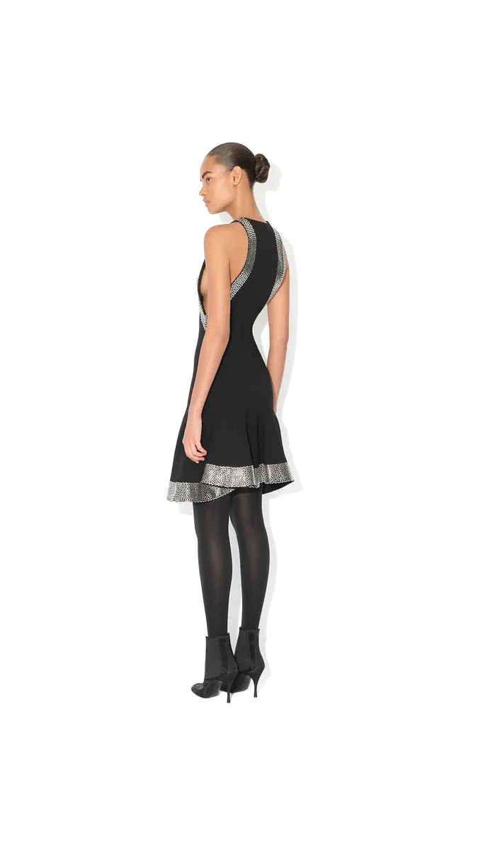 Alaïa Studded Flared Dress | Thumbnail 3 Alaïa Studded Flared Dress | Thumbnail 3