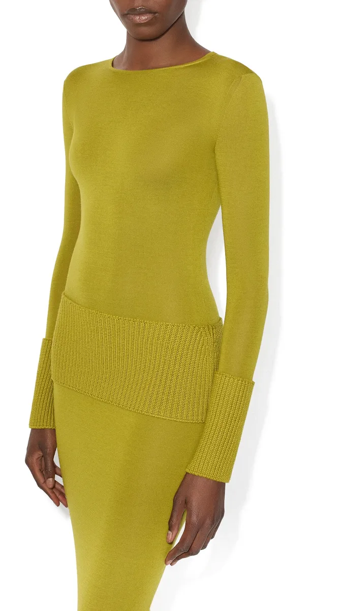 Alaïa Merino Bodycon Dress | Thumbnail 4 Alaïa Merino Bodycon Dress | Thumbnail 4