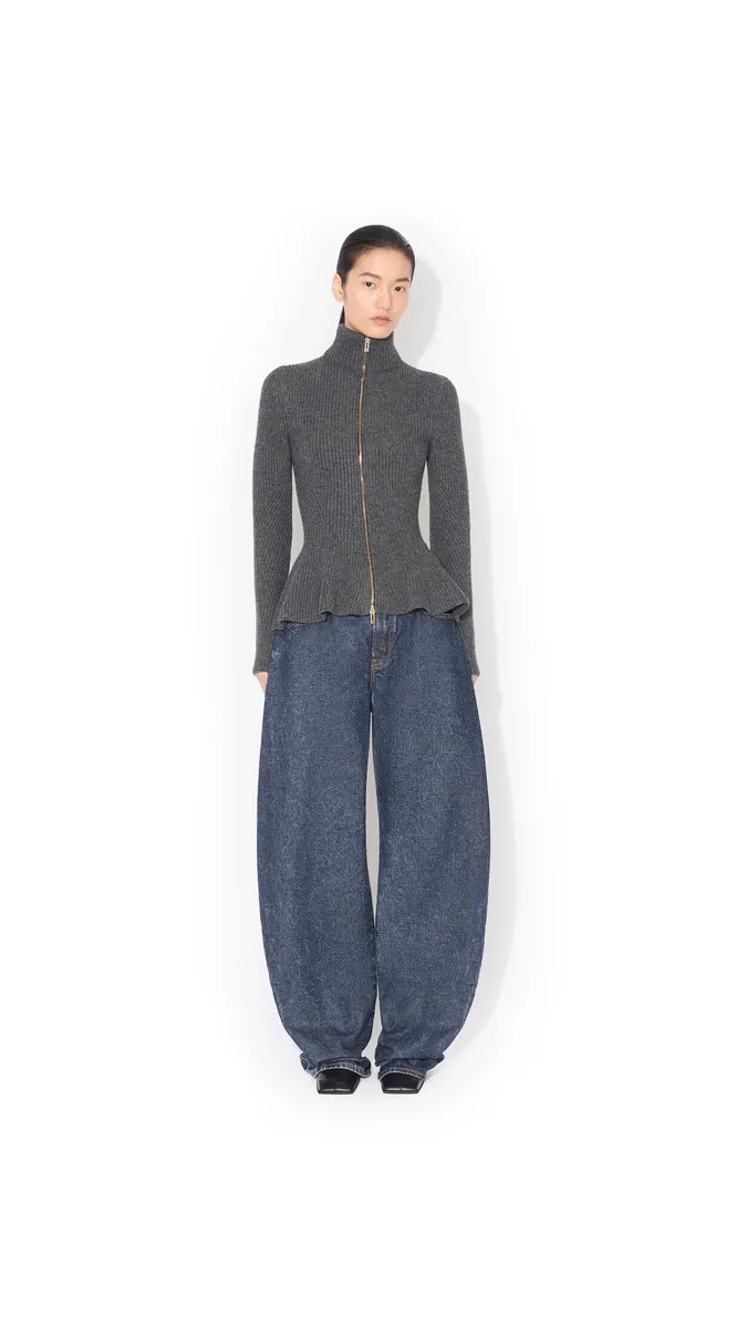 Alaïa Peplum Knitted Cardigan | Thumbnail 2 Alaïa Peplum Knitted Cardigan | Thumbnail 2