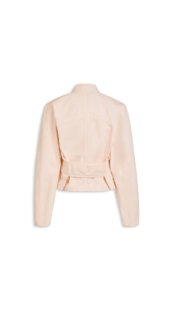 Alaïa Round Denim Jacket | Thumbnail 5