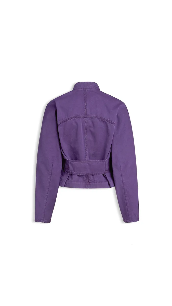 Alaïa Round Denim Jacket | Thumbnail 5 Alaïa Round Denim Jacket | Thumbnail 5