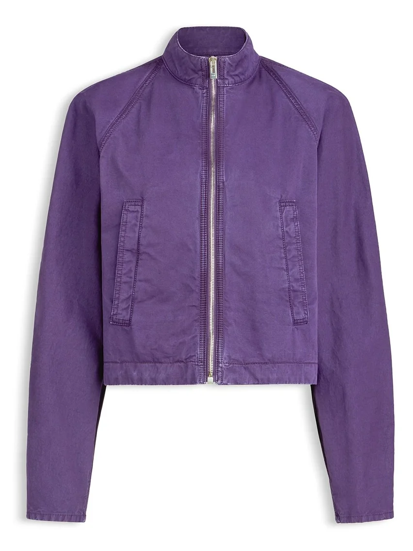 Alaïa Round Denim Jacket