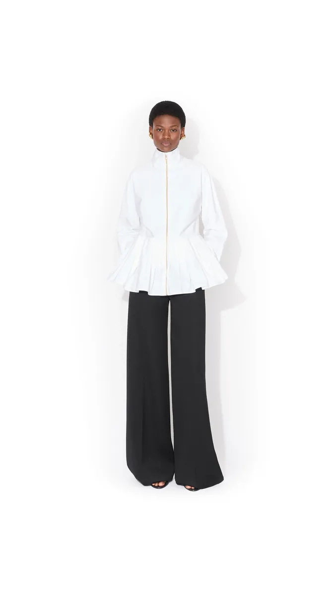 Alaïa Cotton Poplin Peplum Jacket | Thumbnail 2 Alaïa Cotton Poplin Peplum Jacket | Thumbnail 2