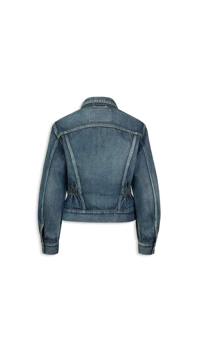 Alaïa Trucker Denim Jacket | Thumbnail 2 Alaïa Trucker Denim Jacket | Thumbnail 2